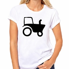 Remera Tractor Vector Trabajo - TiendaCubik