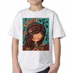 Remera Recuerda Arte Diseño Caricatura Marron - tienda online