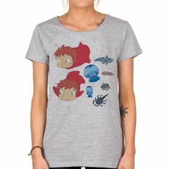 Remera Ponyo Mar Sirena Meduza #2