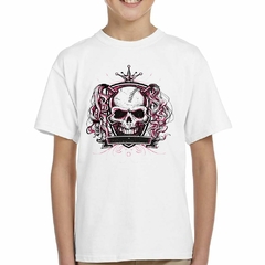 Remera Calavera Con Corona Skull Art - tienda online