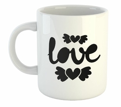 Taza Letras Love Amor Corazon M3