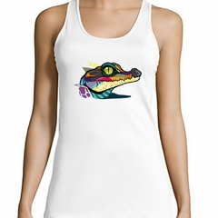 Musculosa Deportiva Caiman Cocodrilo Reptil Lagarto - comprar online