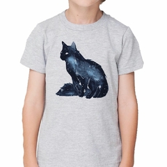 Remera Gato Estrellado Ilustracion Arte - comprar online