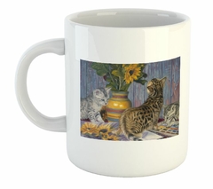 Taza Gatitos Pintura Art