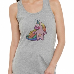 Musculosa Deportiva Pig Unicorn Colores Arcoiris - comprar online