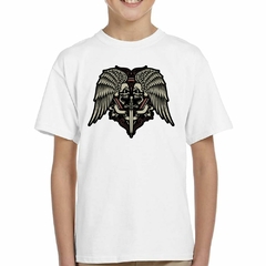 Remera With Wings Spades Art #2 - comprar online