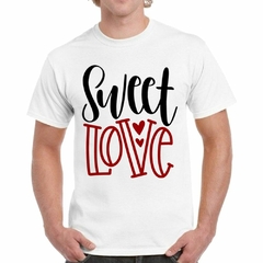 Remera Sweet Love Dulce Amor Frase Corazon Love