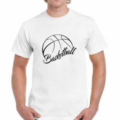 Imagen de Remera Basketball Pelota Deporte Negro