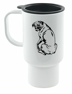 Jarro Termico Perro Boxer Silueta Vector M2