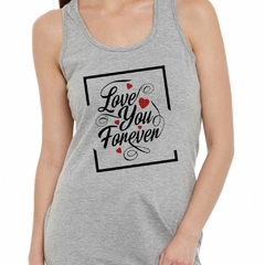 Musculosa Deportiva Love You Forever Corazon