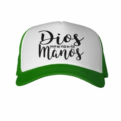 Gorra Dios Pongo Mi Vida En Tus Manos - TiendaCubik