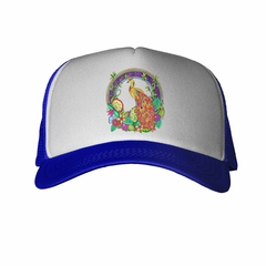 Gorra Pavo Real Colores Dibujo Art