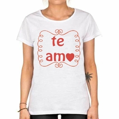 Imagen de Remera Te Amo Love Enamorado Cariño Amor