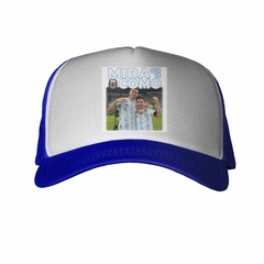 Gorra Argentina Campeon Mira Que Te Como Dibu