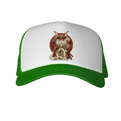 Gorra Gato Cat Zamurai Rojo Casco Espada - TiendaCubik