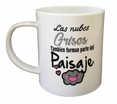 Taza Las Nubes Grises Tambien Forman U - comprar online