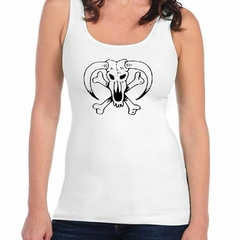 Musculosa Deportiva Skull Bones Cuernos Huesos