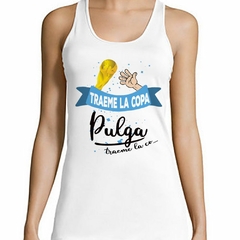 Musculosa Deportiva Traeme La Copa Pulga Futbol Mundo - comprar online