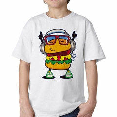 Remera Hamburguesa Con Gafas Escuchando Musica - tienda online