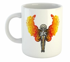 Taza Angel Con Alas De Fuego Fire Wings