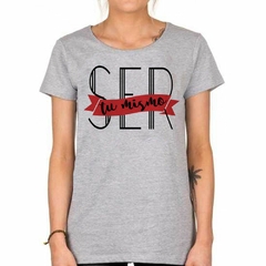 Remera Ser Tu Mismo Reflexion - tienda online