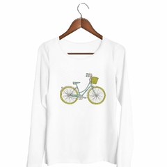 Remera Manga Larga Bicicleta Colorida