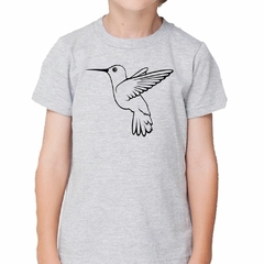 Remera Colibri Lineas Vector - tienda online