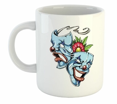 Taza Mascaras Felicidad Y Tristeza Art