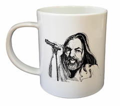 Taza Dibujo Silueta Dargelos Musica Rock - comprar online