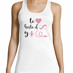 Musculosa Deportiva Hasta El Infinito Y Mas Alla Amor