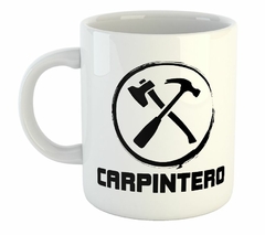 Taza Carpintero Herramientas Circulo