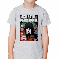 Remera Black Mirror Comic Beware The White Bear