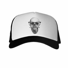 Gorra Calavera Con Barba Y Anteojos - comprar online