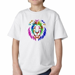 Remera Leon Cabeza Colores Art en internet