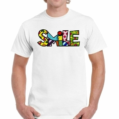 Remera Smile Sonrisa Frase Color Corazon - TiendaCubik