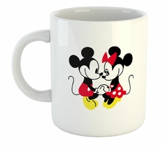 Taza Minnie Y Mickey De La Mano Amor Love