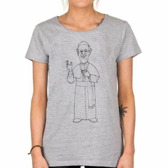 Remera Papa Francisco Religion Catolica Dibujo #4 - comprar online