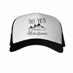 Gorra Say Yes To New Adventure Negro - comprar online