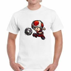 Imagen de Remera Hongo Mario Jugando Futbol