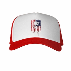 Gorra Calavera Con Bandera Estados Unidos M2 en internet