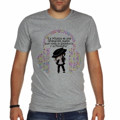 Remera Musica Michael Jackson Diseño Notas - comprar online