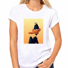 Remera Pato Caricatura Black