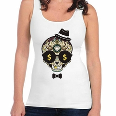 Musculosa Deportiva Skull Calavera Galera Gafas Money