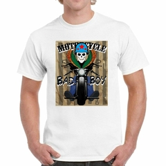 Remera Motorcycle Bad Boy Skull - comprar online