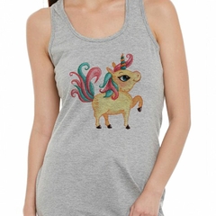 Musculosa Deportiva Unicornio Levantando La Pata - comprar online