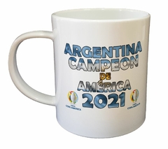 Taza Argentina Campeon America Futbol Conmebol - tienda online