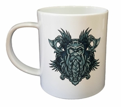 Taza Vikingo Hacha Cuervo Barba Nordico - comprar online