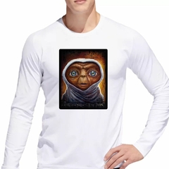 Remera Manga Larga Et Peli Extraterrestre Ojos Capa