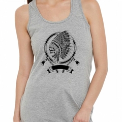 Musculosa Deportiva Feathers Calavera Plumas #2