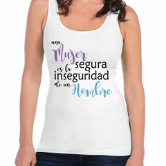 Musculosa Deportiva Una Mujer Segura Woman Man